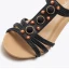 Roman Vintage / Retro Casual Sky Blue Pearl Womens Sandals 2021 5 cm Wedges T-Strap Open / Peep Toe Sandals High Heels