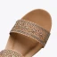 Roman Beige Street Wear Pierced Womens Sandals 2021 5 cm Wedges Open / Peep Toe Sandals