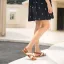 Roman Beige Street Wear Beach Summer Flat Womens Sandals 2021 Leather Open / Peep Toe Sandals