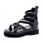 Roman White Summer Street Wear Flat Womens Sandals 2021 Ankle Strap Open / Peep Toe Sandals