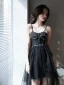 Sexy Black Rhinestone Short Cocktail Dresses Party Dresses 2021 A-Line / Princess Spaghetti Straps Sleeveless Backless Cocktail Party Formal Dresses