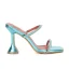 Sexy Mint Green Cocktail Party Evening Party Rhinestone Womens Sandals 2021 9 cm Stiletto Heels Open / Peep Toe Sandals High Heels