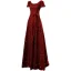 Sparkly Vintage / Retro Burgundy Prom Dresses 2021 A-Line / Princess Beading Sequins Sash Bow Scoop Neck Short Sleeve Backless Floor-Length / Long Prom Formal Dresses