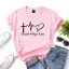 Casual Summer Loose Letter Graphic White T-Shirts 2021 Cotton Scoop Neck Short Sleeve Women's Tops T-shirt