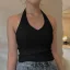 Summer Purple Knitting Tight  Sweatshirts Tank 2021 Halter Sleeveless Backless Women's Tops