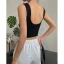 Summer Grey Outdoor Sports Gymnasium Tight  Tank Sweatshirts 2021 U-Neck Sleeveless Backless Women's Tops