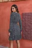 Chic / Beautiful Black Street Wear Summer Spotted Women Dresses 2021 V-Neck Long Sleeve