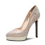 Sexy Gold Evening Party Rhinestone Pumps 2021 Leather 12 cm Stiletto Heels Pointed Toe Pumps High Heels