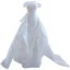 Charmant Ivory / Creme Perlenstickerei Pailletten Spitze Blumen Fallende Rüsche Brautkleider / Hochzeitskleider 2021 A Linie Off Shoulder Kurze Ärmel Rückenfreies Hof-Schleppe Hochzeit