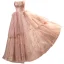 Charmant Rougissant Rose Robe De Bal 2021 Princesse Bustier Sans Manches Dos Nu Perlage Paillettes Longue Promo Robe De Ceremonie
