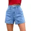 Sexy Été Vêtement de rue Denim Femme Shorts 2021