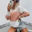 Fashion Yellow Fall Winter Street Wear Pierced Knitting Sweaters 2021 V-Neck Long Sleeve Loose Women Tops