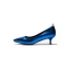 Elegante Silber Abend Pumps 2019 Strass 3 cm Stilettos Low Heel Spitzschuh Pumps