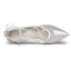 Elegant White Wedding Bridesmaid Pumps 2020 Lace Strappy 8 cm Stiletto Heels Pointed Toe Wedding Shoes