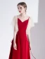 Elegant Burgundy Evening Dresses  2020 A-Line / Princess Satin V-Neck Short Sleeve Backless Floor-Length / Long Formal Dresses
