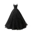 Elegant Black Prom Dresses 2020 A-Line / Princess Spaghetti Straps Star Sequins Sleeveless Backless Floor-Length / Long Formal Dresses