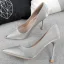 Stijlvolle Koninklijk Blauw Avond Pumps 2019 Satijn 10 cm Naaldhakken / Stiletto Spitse Neus Pumps
