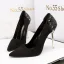 Stilig Brun Casual Pumps 2019 Mocka Nit 10 cm Stilettklackar Spetsiga Pumps