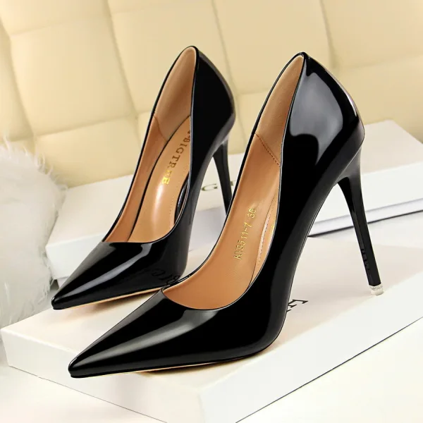Chic / Belle Bronze Soirée Escarpins 2020 10 cm Talons Aiguilles À Bout Pointu Escarpins