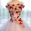 Elegant Candy Pink Quinceañera Prom Dresses 2018 Ball Gown Embroidered Appliques Strapless Backless Sleeveless Floor-Length / Long Formal Dresses