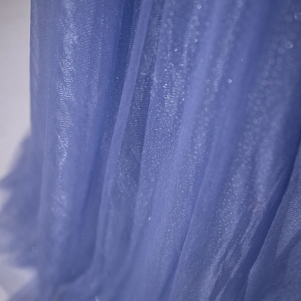 Chic / Belle Océan Bleu Robe De Soirée 2020 Princesse V-Cou Perlage Glitter Paillettes Sans Manches Dos Nu Longue Robe De Ceremonie