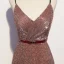Sexy Scintillantes Or Rose Robe De Soirée 2020 Princesse Bretelles Spaghetti Paillettes Noeud Sans Manches Dos Nu Longue Robe De Ceremonie