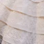 High End Champagner Handgefertigt Perlenstickerei Brautkleider / Hochzeitskleider 2020 Ballkleid Off Shoulder Spitze Blumen Ärmellos Rückenfreies Fallende Rüsche Königliche Schleppe