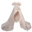 Sexy Hohes Niedriges Ivory / Creme Satin Strand Brautkleider / Hochzeitskleider 2021 Asymmetrisch Off Shoulder Kurze Ärmel Rückenfreies Schleife Hochzeit
