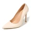 Modest / Simple Brown Office OL Pumps 2020 Leather 10 cm Stiletto Heels Pointed Toe Pumps