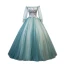 Flower Fairy Jade Green Fairytale Prom Dresses 2020 Ball Gown Off-The-Shoulder Pearl Rhinestone Lace Flower Appliques 3/4 Sleeve Backless Floor-Length / Long Formal Dresses