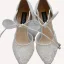 High-end Ivory Handmade  Wedding Shoes 2020 Leather Tulle Lace Flower 8 cm Stiletto Heels Pointed Toe Wedding High Heels