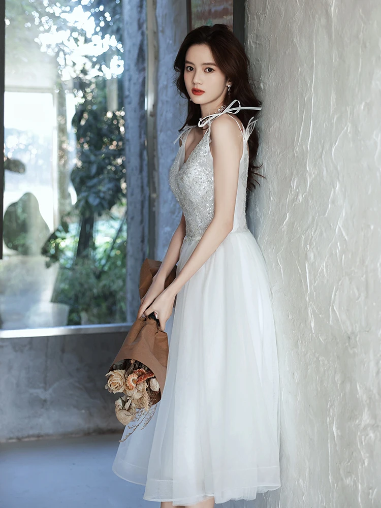 white homecoming dresses 2021 Sleeveless Short Tulle Homecoming Dress