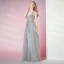 Charmant Gris Robe De Soirée 2020 Trompette / Sirène Col v profond Perlage Cristal Faux Diamant Paillettes Sans Manches Dos Nu Longue Robe De Ceremonie