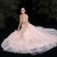 Elegant Gold Evening Dresses  2020 A-Line / Princess Scoop Neck Beading Rhinestone Sleeveless Floor-Length / Long Formal Dresses