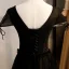 Elegante Schwarz Ballkleider 2020 A Linie V-Ausschnitt Perlenstickerei Ärmel Rückenfreies Lange Festliche Kleider