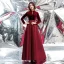 Eleganta Burgundy Mocka Balklänningar 2020 Prinsessa Hög Hals Långärmad Långa Formella Klänningar