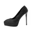 Affordable Silver Evening Party Pumps 2020 Sequins 12 cm Stiletto Heels Pointed Toe Pumps