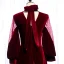 Élégant Bordeaux Robe De Soirée 2020 Princesse Daim Col Haut Manches Longues Dos Nu Noeud Train De Balayage Robe De Ceremonie
