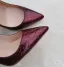 Fine Burgunder Aften Pumps 2020 12 cm Stiletthæler Spisse Pumps