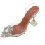 Sexy Silber Freizeit Damenschuhe 2020 Strass 9 cm Stilettos Spitzschuh Hochhackige