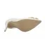 Mode Ivoire Perle Chaussure De Mariée 2020 Cuir Faux Diamant Papillon 10 cm Talons Aiguilles À Bout Pointu Mariage Escarpins