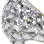 Chic / Beautiful Silver Rhinestone Wedding Shoes 2020 Leather 6 cm Stiletto Heels Pointed Toe Wedding Pumps
