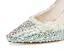 Charming Multi-Colors Rhinestone Wedding Shoes 2020 Leather Pearl 8 cm Stiletto Heels Pointed Toe Wedding Pumps