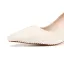 Mooie / Prachtige Ivoor Parel Bruidsschoenen 2020 Leer Rhinestone 6 cm Dikke Hak Spitse Neus Huwelijk Pumps