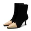 Affordable Black Casual Womens Boots 2020 7 cm Stiletto Heels Pointed Toe Boots