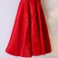 Chic / Beautiful Red Formal Dresses Evening Dresses  2017 Lace Flower Square Neckline Shoulders Sleeveless Short A-Line / Princess