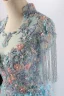 Charming Mint Green Evening Dresses  2020 A-Line / Princess U-Neck Handmade  Beading Tassel Crystal Rhinestone Lace Flower Sleeveless Floor-Length / Long Formal Dresses