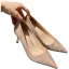 Mode Rosa Abend Pailletten Pumps Hochhackige 2021 7 cm Stilettos Spitzschuh Pumps