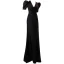 Sexy Black Split Front Evening Dresses 2021 Trumpet / Mermaid V-Neck Satin Short Sleeve Evening Party Floor-Length / Long Formal Dresses