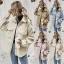 Mode Kaki Tomber Hiver Vêtement de rue Manteaux & Vestes 2021 Revers Manches Longues Ample Femme Hauts